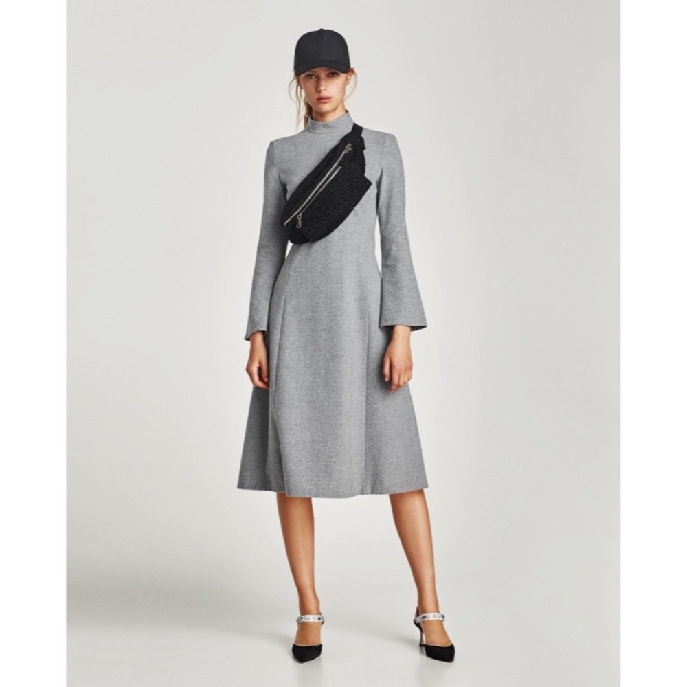 ZARA WOOL BLEND DRESS